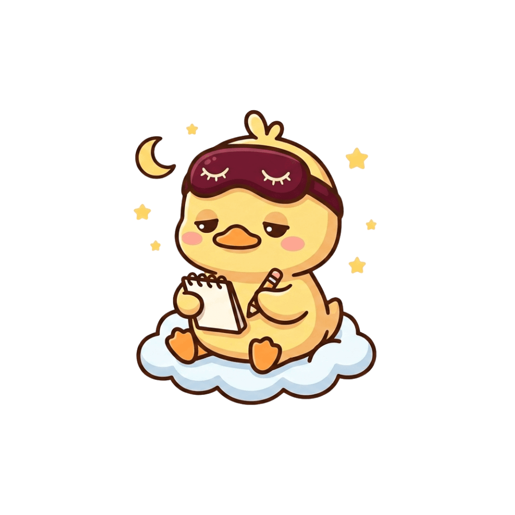 Duskling App Icon - Sleepy Duck