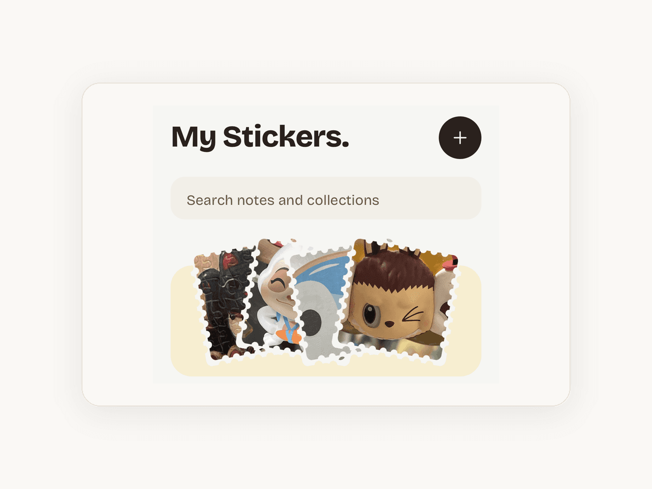 Take a Stick tactile sticker library grid