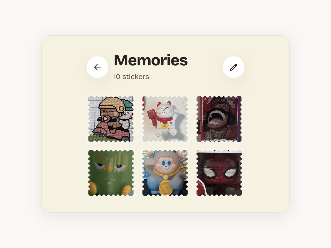 Take a Stick curated sticker pack editor and details
